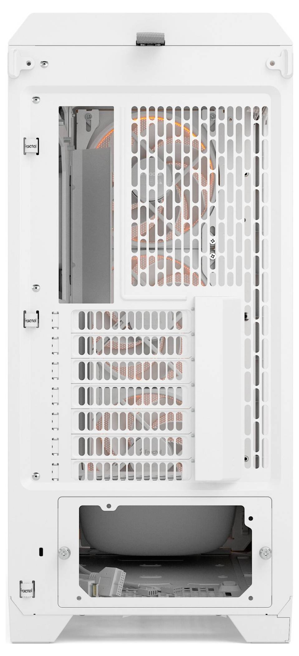 Fractal Design FD-C-MES3A-05 Tower PC-Gehäuse Weiß Seitenfenster