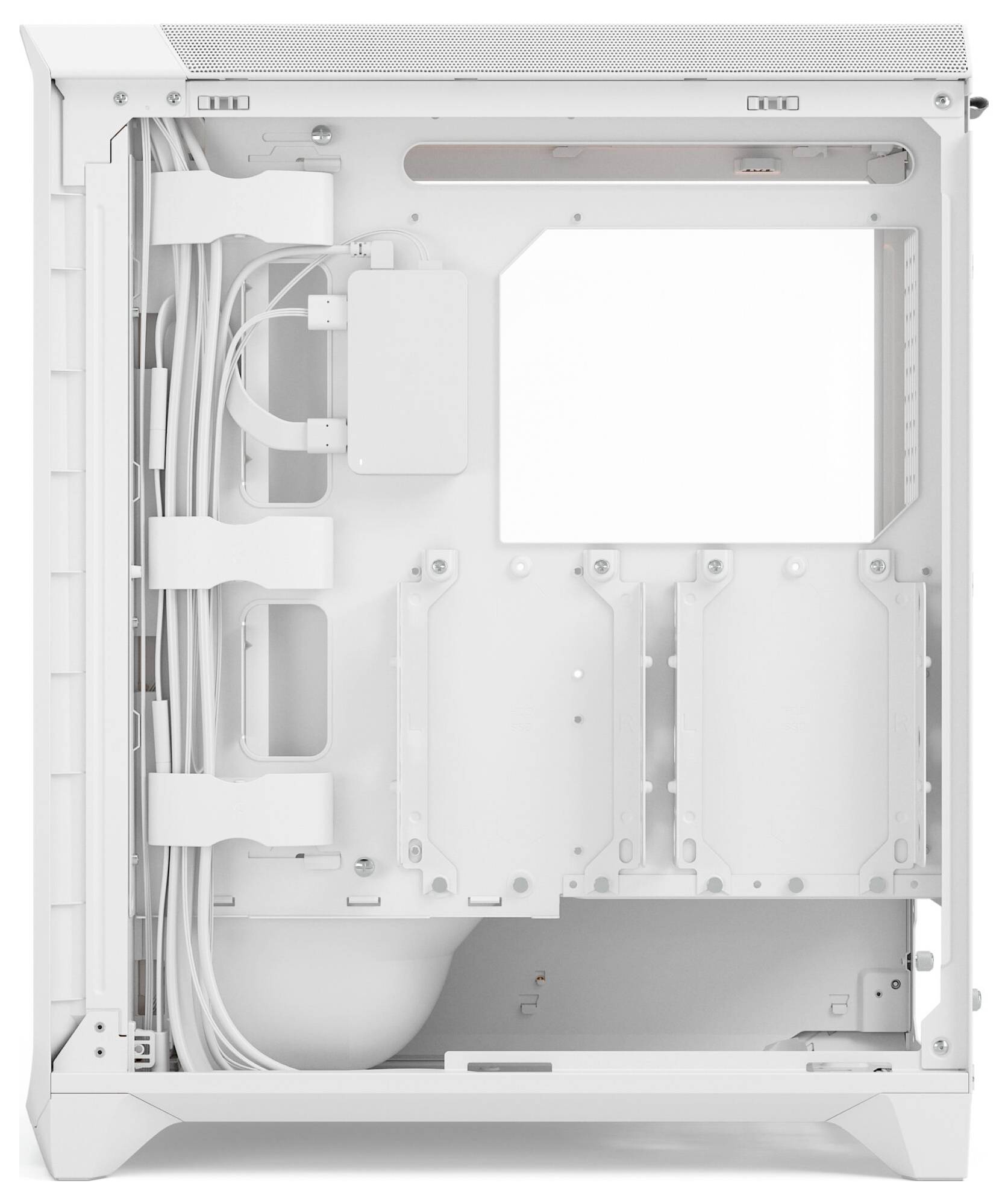 Fractal Design FD-C-MES3A-05 Tower PC-Gehäuse Weiß Seitenfenster