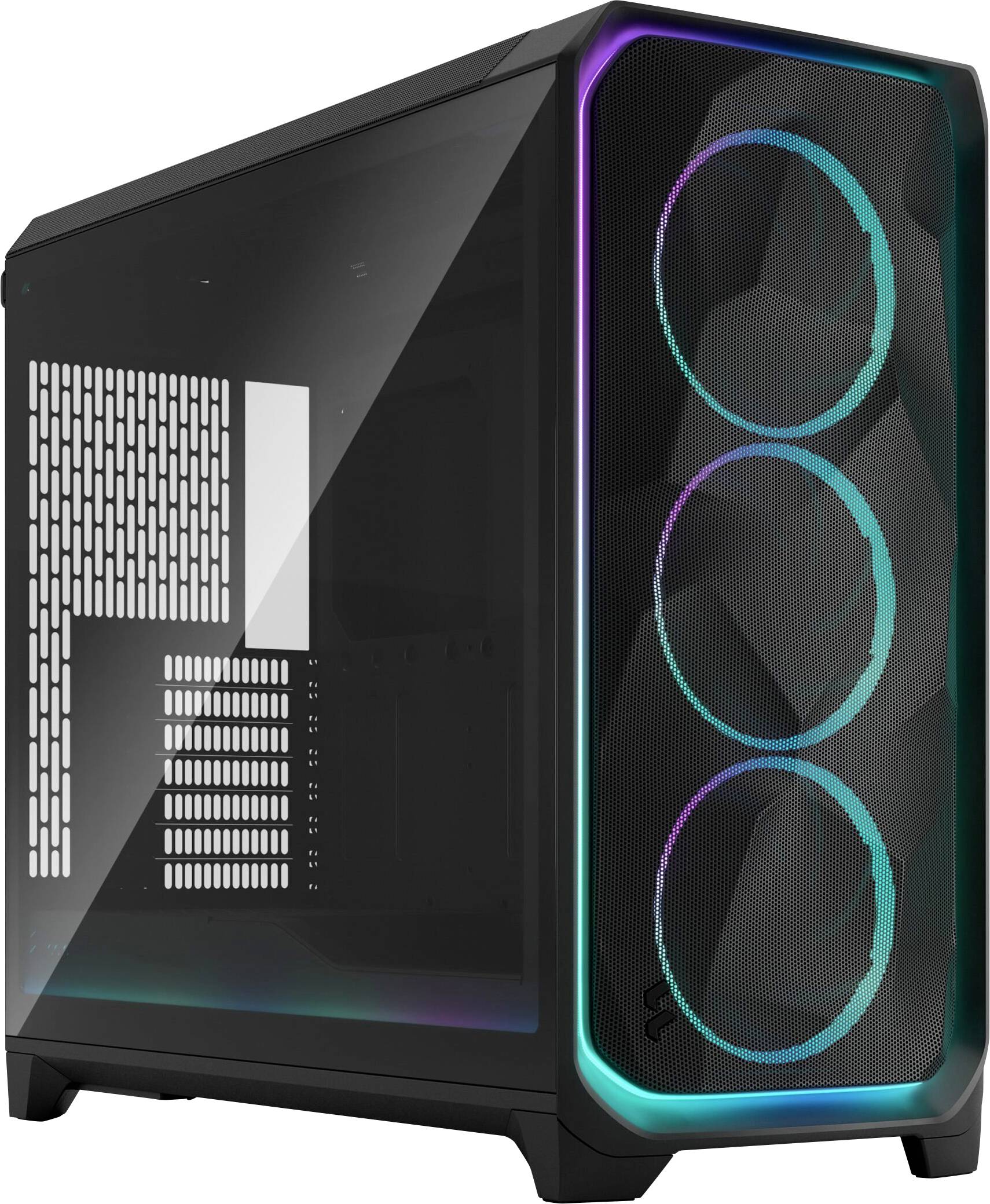 Fractal Design FD-C-MES3X-03 Tower PC-Gehäuse Schwarz Staubfilter