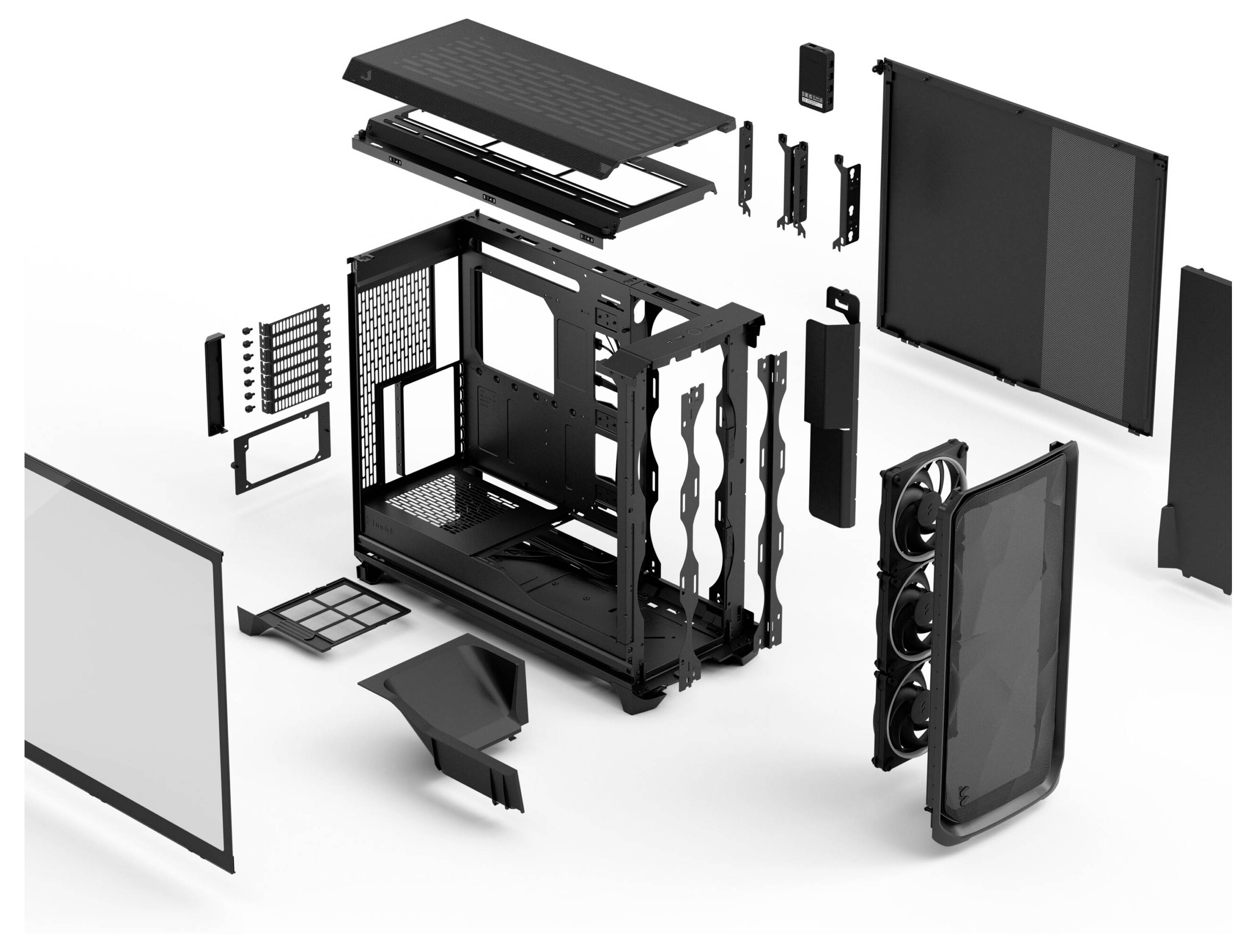 Fractal Design FD-C-MES3X-03 PC-Gehäuse Schwarz