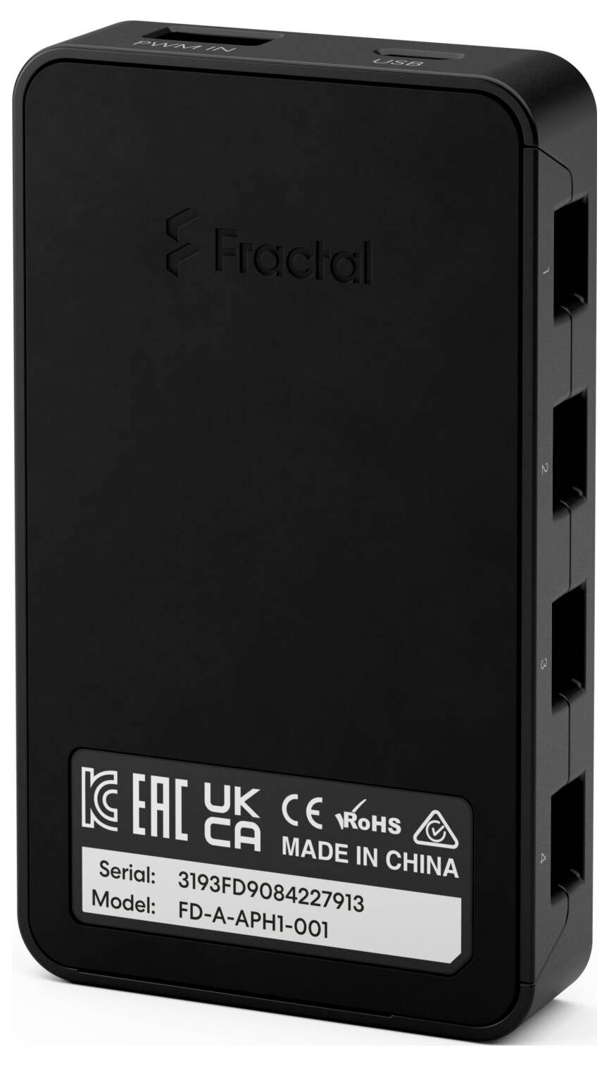 Fractal Design FD-A-APH1-001 PC Lüftersteuerung Anzahl Kanäle: 4