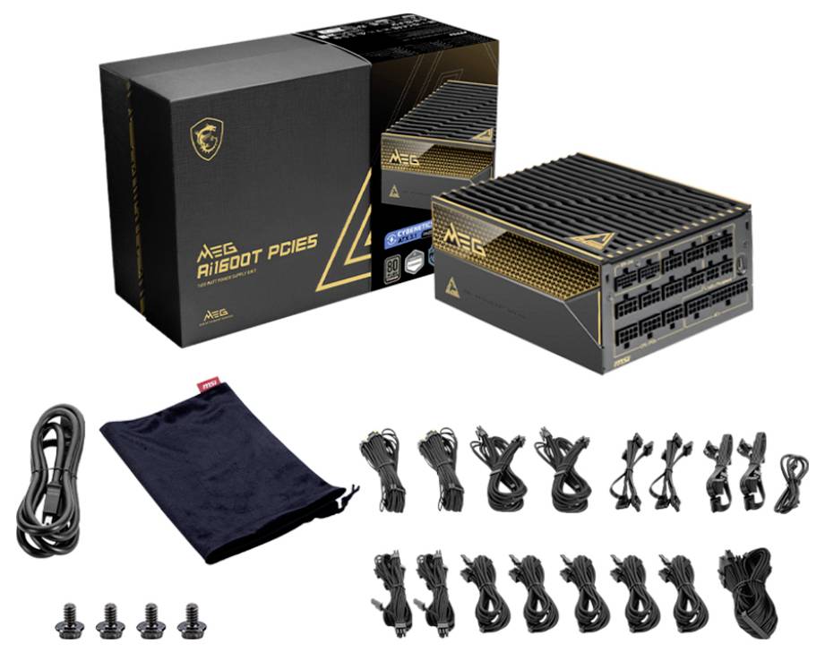 MSI 306-7ZPEX11-CE0 PC Netzteil 1600W ATX 80PLUS® Titanium