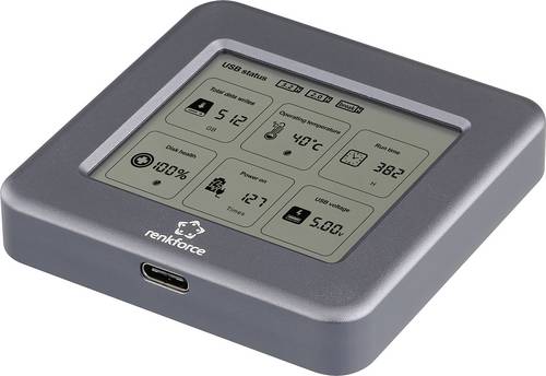 Renkforce RF-M2E-300 M.2-Festplatten-Gehäuse USB-C® (USB 3.2 Gen 2) 10 GBit/s USB-C® (USB 3.2 Gen