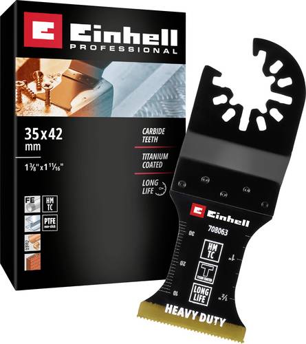 Einhell 708063 Tauchsägeblatt HM-TI, 35mm Bimetall Multifunktionswerkzeug-Zubehör-Set 35 mm 1 St.