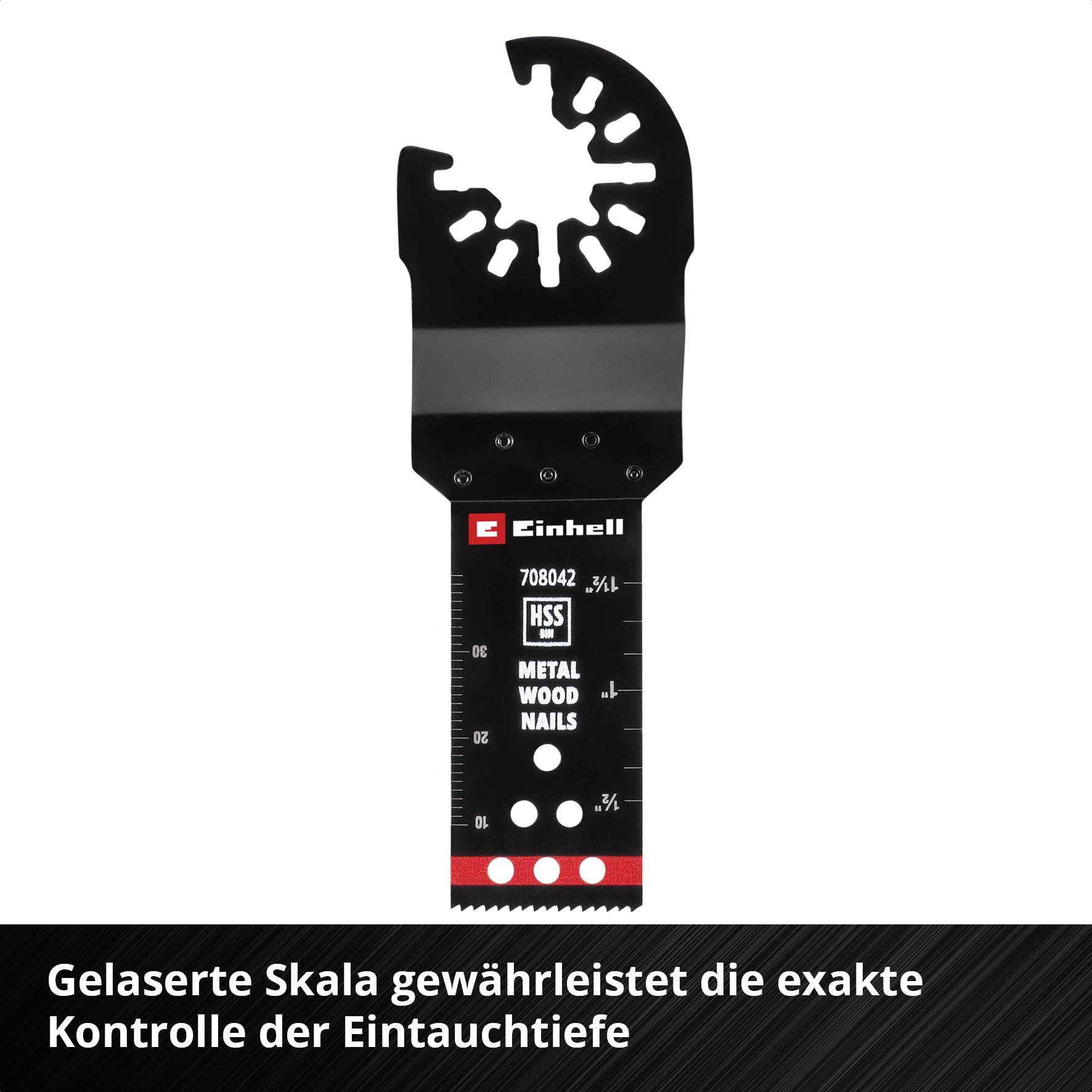 Einhell 708042 Tauchsägeblatt BIM Met, 22mm Bimetall Multifunktionswerkzeug-Zubehör-Set 22mm 1St.