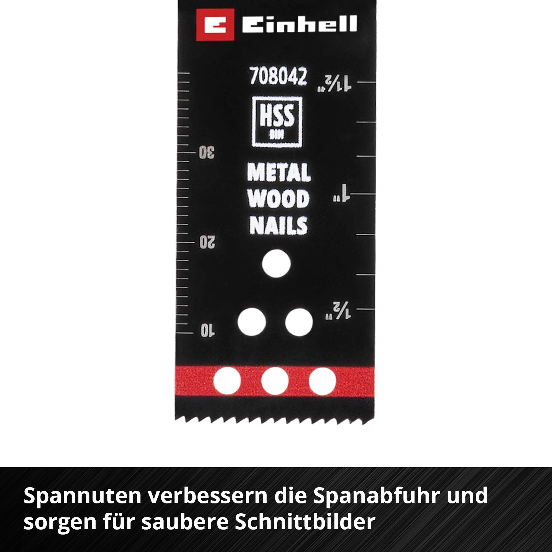 Einhell 708042 Tauchsägeblatt BIM Met, 22mm Bimetall Multifunktionswerkzeug-Zubehör-Set 22mm 1St.