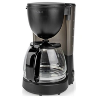 Nedis KACM150EBK Kaffeemaschine Schwarz Glaskanne, Warmhaltefunktion Nedis KACM150EBK Kaffeemaschine Schwarz Glaskanne, Warmhaltefunktion