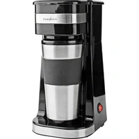 Nedis KACM300FBK Kaffeemaschine Schwarz, Silber Nedis KACM300FBK Kaffeemaschine Schwarz, Silber
