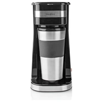 Nedis KACM300FBK Kaffeemaschine Schwarz, Silber Nedis KACM300FBK Kaffeemaschine Schwarz, Silber