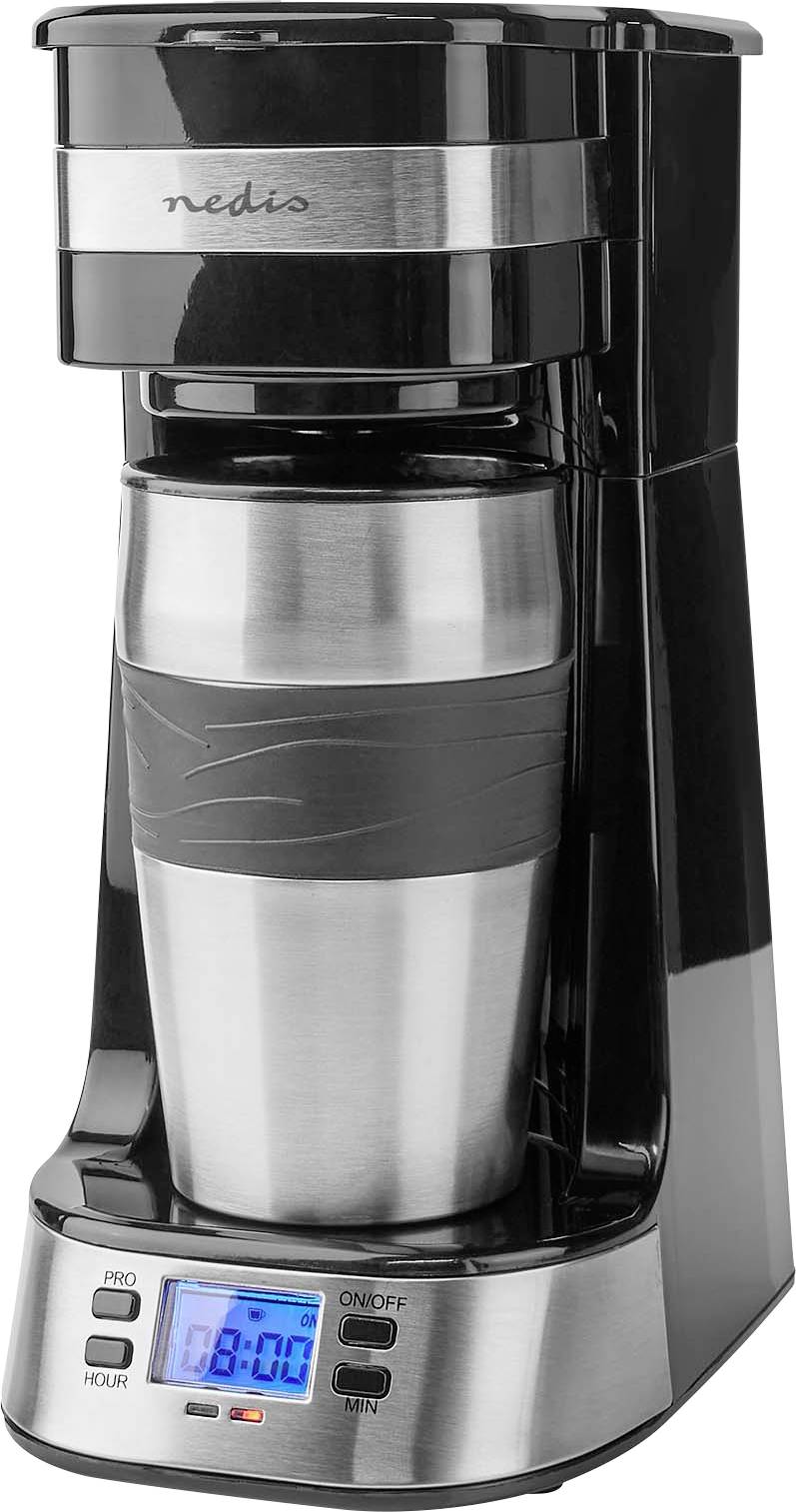 Nedis KACM310FBK Kaffeemaschine Schwarz, Silber Timerfunktion