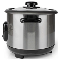 Nedis KARC110AL Reiskocher Silber, Schwarz Kontrollleuchte, Antihaftbeschichtung Nedis KARC110AL Reiskocher Silber, Schwarz Kontrollleuchte, Antihaftbeschichtung