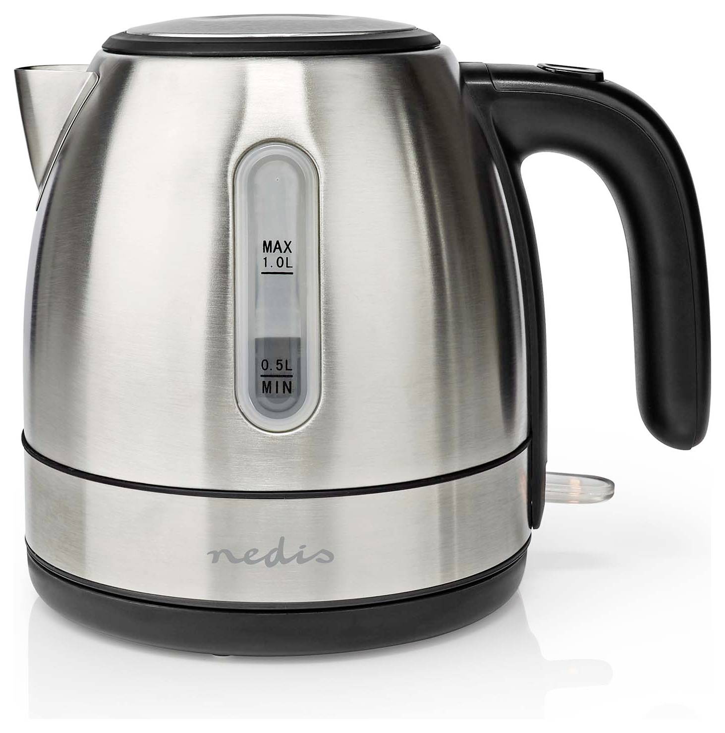 Nedis KAWK300EAL Wasserkocher Aluminium Fassungsvermögen: 1l