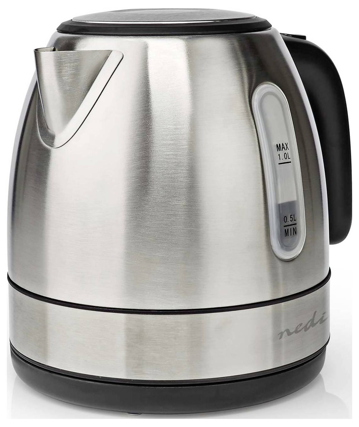 Nedis KAWK300EAL Wasserkocher Aluminium Fassungsvermögen: 1 l