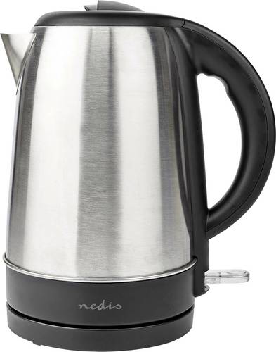 Nedis KAWK340EAL Wasserkocher Kontrollleuchte Silber, Schwarz Fassungsvermögen: 1.7l