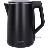 Nedis KAWK361EBK Wasserkocher Kontrollleuchte Schwarz Fassungsvermögen: 1.5l Nedis KAWK361EBK Wasserkocher Kontrollleuchte Schwarz Fassungsvermögen: 1.5l