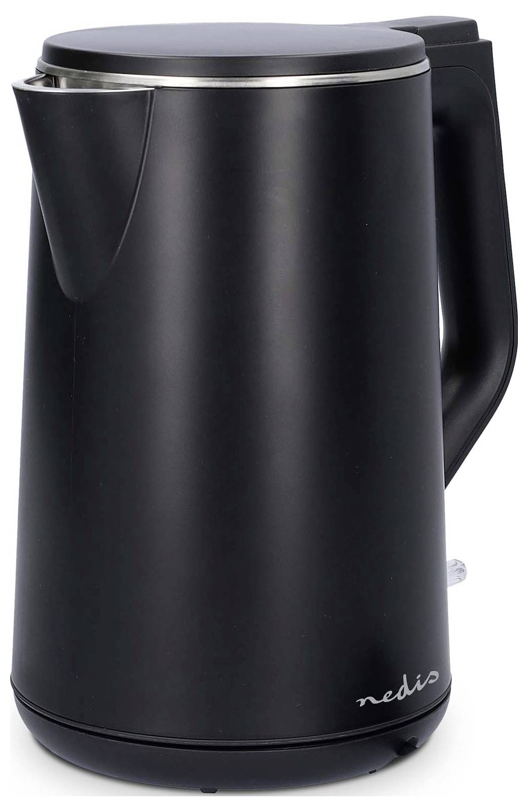 Nedis KAWK361EBK Wasserkocher Kontrollleuchte Schwarz Fassungsvermögen: 1.5 l