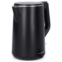 Nedis KAWK361EBK Wasserkocher Kontrollleuchte Schwarz Fassungsvermögen: 1.5l Nedis KAWK361EBK Wasserkocher Kontrollleuchte Schwarz Fassungsvermögen: 1.5l