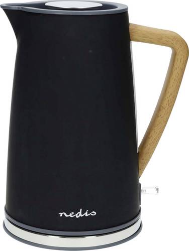Nedis KAWK510EBK Wasserkocher Kontrollleuchte Schwarz Fassungsvermögen: 1.7l
