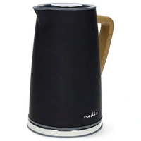 Nedis KAWK510EBK Wasserkocher Kontrollleuchte Schwarz Fassungsvermögen: 1.7l Nedis KAWK510EBK Wasserkocher Kontrollleuchte Schwarz Fassungsvermögen: 1.7l