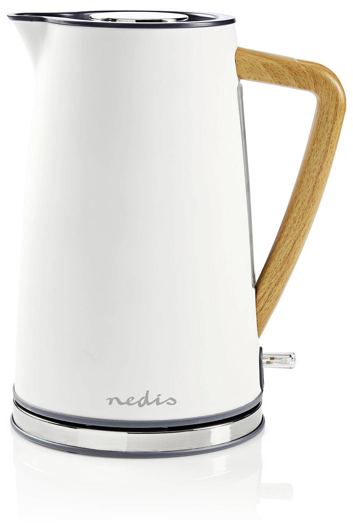 Nedis KAWK510EWT Wasserkocher Kontrollleuchte Weiß Fassungsvermögen: 1.7l