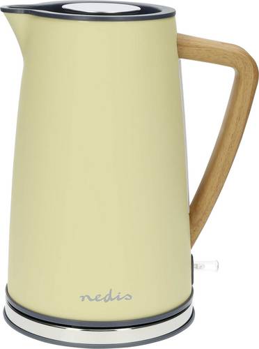 Nedis KAWK510EYW Wasserkocher Kontrollleuchte Gelb Fassungsvermögen: 1.7 l