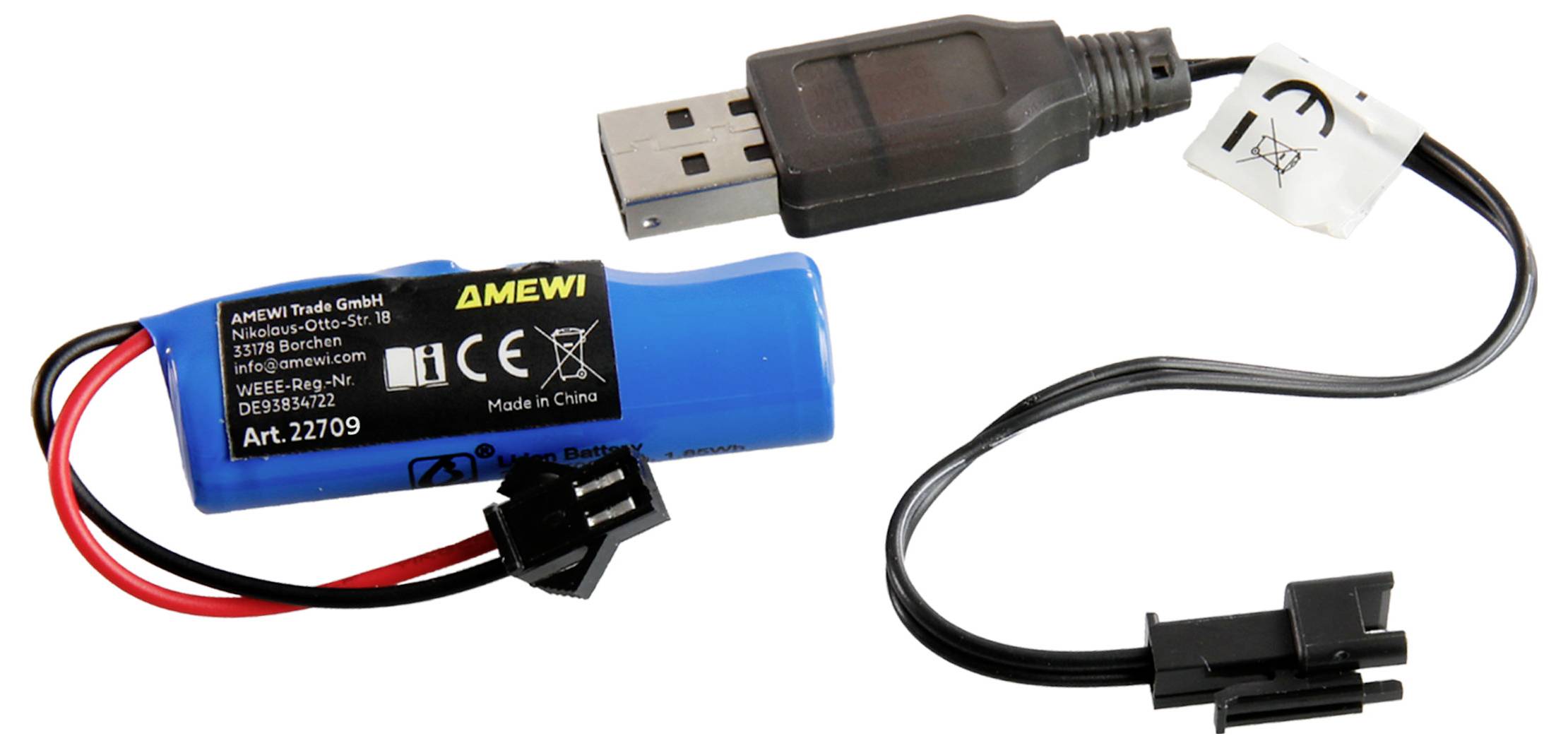 Amewi 22709 1:24 Elektro Baufahrzeug RtR mit Lichteffekt