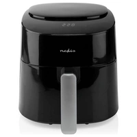 Nedis KAAF160BK Heißluft-Fritteuse 4.2l 1300W BPA-frei, Timerfunktion, Überhitzungsschutz, Kontrollleuchte Schwarz Nedis KAAF160BK Heißluft-Fritteuse 4.2l 1300W BPA-frei, Timerfunktion, Überhitzungsschutz, Kontrollleuchte Schwarz