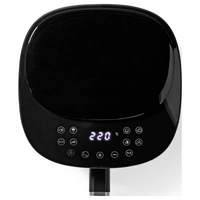 Nedis KAAF160BK Heißluft-Fritteuse 4.2l 1300W BPA-frei, Timerfunktion, Überhitzungsschutz, Kontrollleuchte Schwarz Nedis KAAF160BK Heißluft-Fritteuse 4.2l 1300W BPA-frei, Timerfunktion, Überhitzungsschutz, Kontrollleuchte Schwarz