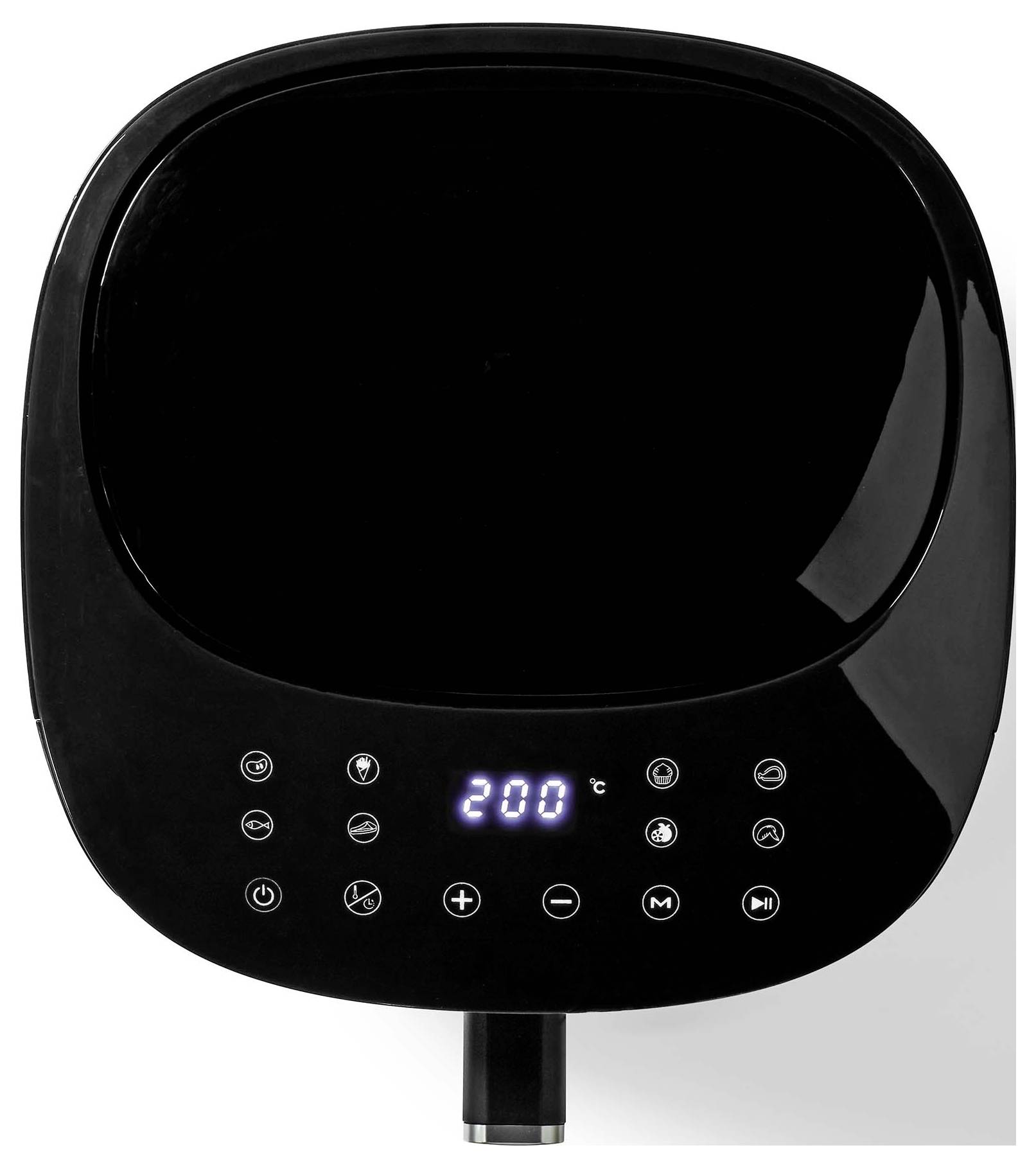 Nedis KAAF170BK Heißluft-Fritteuse 7.2l Timerfunktion, BPA-frei, Antihaftbeschichtung Schwarz