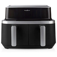 Nedis KAAF320BK Heißluft-Fritteuse 8.4l 2600W Timerfunktion, Überhitzungsschutz, BPA-frei Schwarz Nedis KAAF320BK Heißluft-Fritteuse 8.4l 2600W Timerfunktion, Überhitzungsschutz, BPA-frei Schwarz
