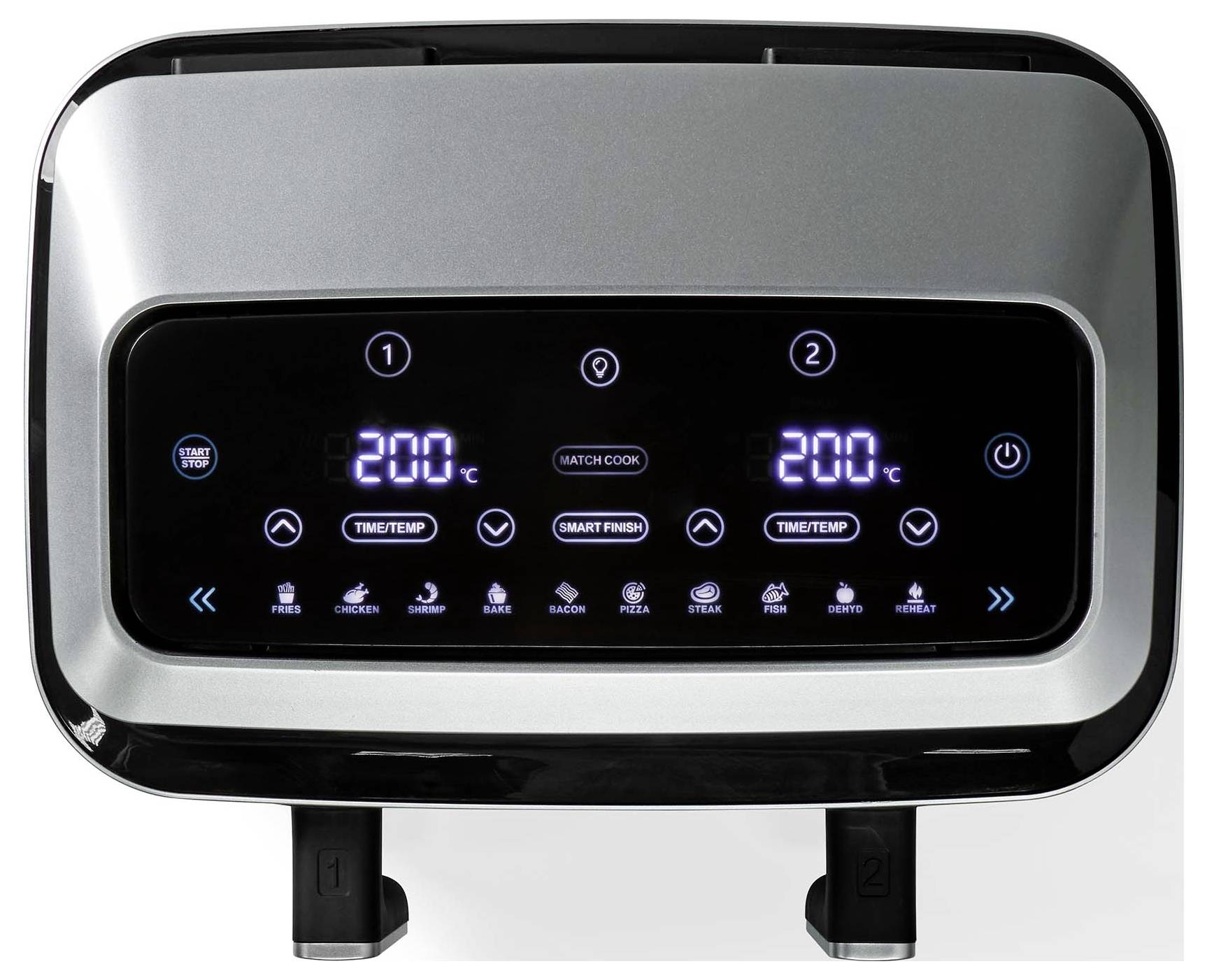 Nedis KAAF320BK Heißluft-Fritteuse 8.4l 2600W Timerfunktion, Überhitzungsschutz, BPA-frei Schwarz