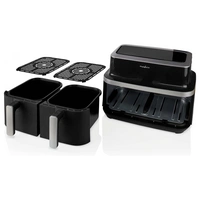 Nedis KAAF320BK Heißluft-Fritteuse 8.4l 2600W Timerfunktion, Überhitzungsschutz, BPA-frei Schwarz Nedis KAAF320BK Heißluft-Fritteuse 8.4l 2600W Timerfunktion, Überhitzungsschutz, BPA-frei Schwarz