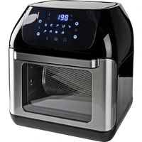 Nedis KAAFO300EBK Heißluft-Fritteuse 12l Kontrollleuchte, Timerfunktion, mit Display, Überhitzungsschutz, BPA-frei Schwarz Nedis KAAFO300EBK Heißluft-Fritteuse 12l Kontrollleuchte, Timerfunktion, mit Display, Überhitzungsschutz, BPA-frei Schwarz