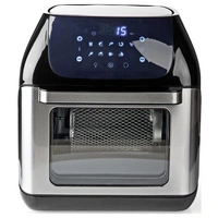 Nedis KAAFO300EBK Heißluft-Fritteuse 12l Kontrollleuchte, Timerfunktion, mit Display, Überhitzungsschutz, BPA-frei Schwarz Nedis KAAFO300EBK Heißluft-Fritteuse 12l Kontrollleuchte, Timerfunktion, mit Display, Überhitzungsschutz, BPA-frei Schwarz