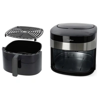 Nedis KAAF180BKW Heißluft-Fritteuse 7.2l 1800W Kontrollleuchte, App steuerbar, BPA-frei, Überhitzungsschutz, Timerfunktion Schwarz Nedis KAAF180BKW Heißluft-Fritteuse 7.2l 1800W Kontrollleuchte, App steuerbar, BPA-frei, Überhitzungsschutz, Timerfunktion Schwarz
