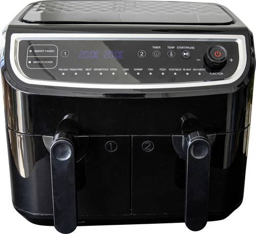 Gastronoma 18290003 Heißluft-Fritteuse 9l 2400W Timerfunktion, Überhitzungsschutz, Kontrollleuchte