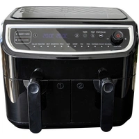 Gastronoma 18290003 Heißluft-Fritteuse 9l 2400W Timerfunktion, Überhitzungsschutz, Kontrollleuchte, mit Display Gastronoma 18290003 Heißluft-Fritteuse 9l 2400W Timerfunktion, Überhitzungsschutz, Kontrollleuchte, mit Display