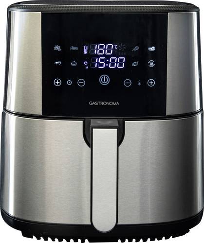 Gastronoma 18290007 Heißluft-Fritteuse 8l 1800W Überhitzungsschutz, mit Display, Antihaftbeschicht