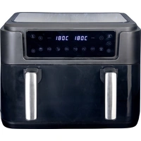 Gastronoma 18290008 Heißluft-Fritteuse 10l 2400W Antihaftbeschichtung, mit Display, Timerfunktion Schwarz Gastronoma 18290008 Heißluft-Fritteuse 10l 2400W Antihaftbeschichtung, mit Display, Timerfunktion Schwarz