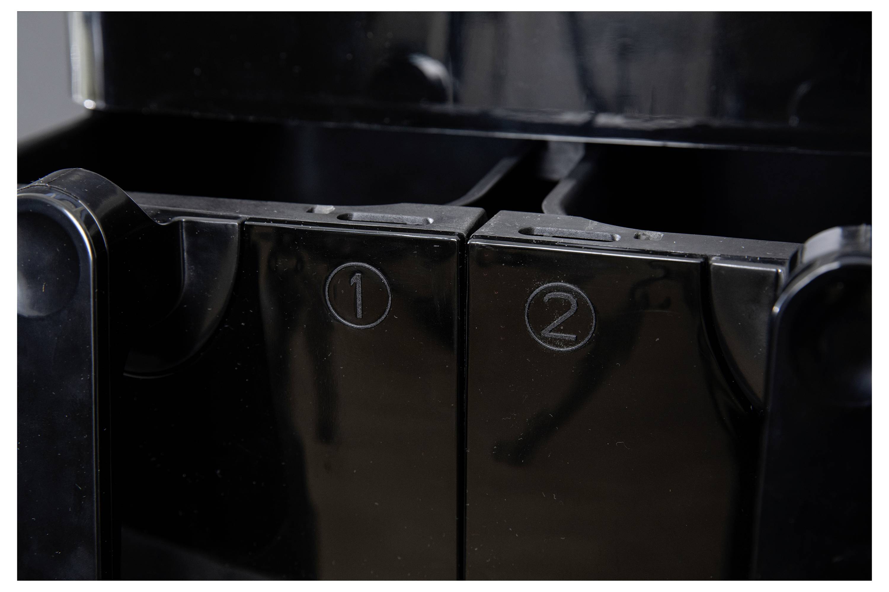 Gastronoma 18290006 Heißluft-Fritteuse 9l 2400W Timerfunktion, Überhitzungsschutz, mit Display, Antihaftbeschichtung