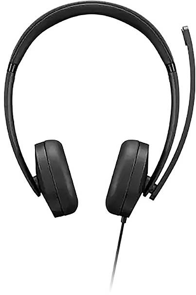 Lenovo 4XD1P83425 On Ear Headset Bluetooth®, Kabellos, kabelgebunden Stereo Schwarz Lautstärkeregelung
