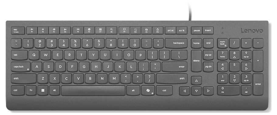 Lenovo 4Y41R64647 Kabelgebunden Tastatur Deutsch, QWERTZ Schwarz
