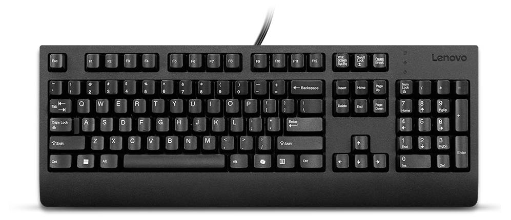 Lenovo 4Y41R64596 USB Tastatur Deutsch, QWERTZ Schwarz
