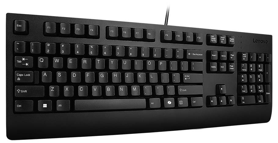 Lenovo 4Y41R64596 USB Tastatur Deutsch, QWERTZ Schwarz