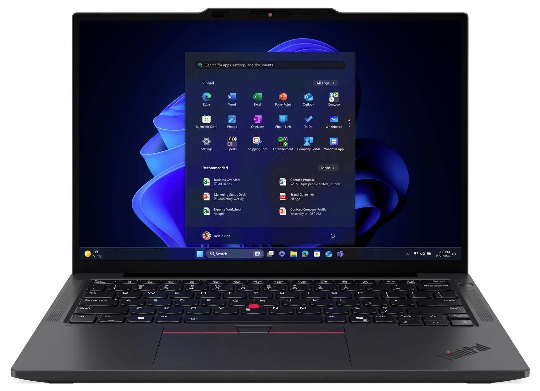 Lenovo Notebook ThinkPad X13 Gen 6 (Intel) 33.8 cm (13.3 Zoll) WUXGA Intel® Core™ Ultra 5 225U 16 GB RAM 512 GB SSD Deutsch, QWERTZ Schwarz