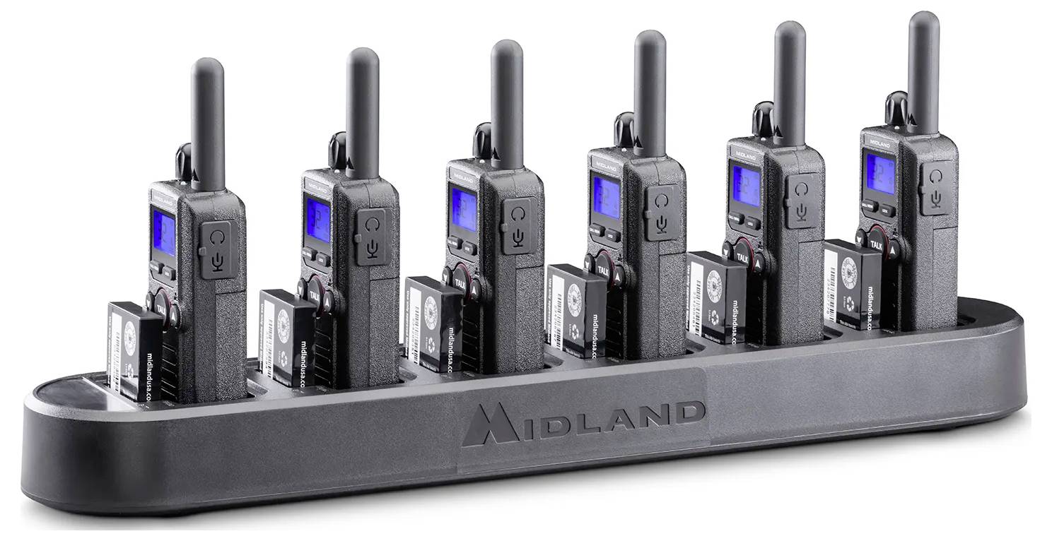 Midland 6er Set BR180 Business Radio C1625.01 PMR-Funkgerät