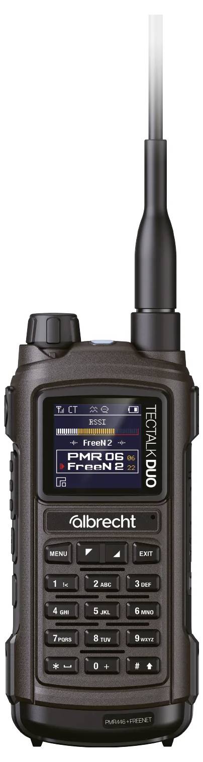 Albrecht 2er Kofferset Tectalk Duo, PMR446 + Freenet (1W) 29148.S1 PMR/Freenet-Handfunkgerät