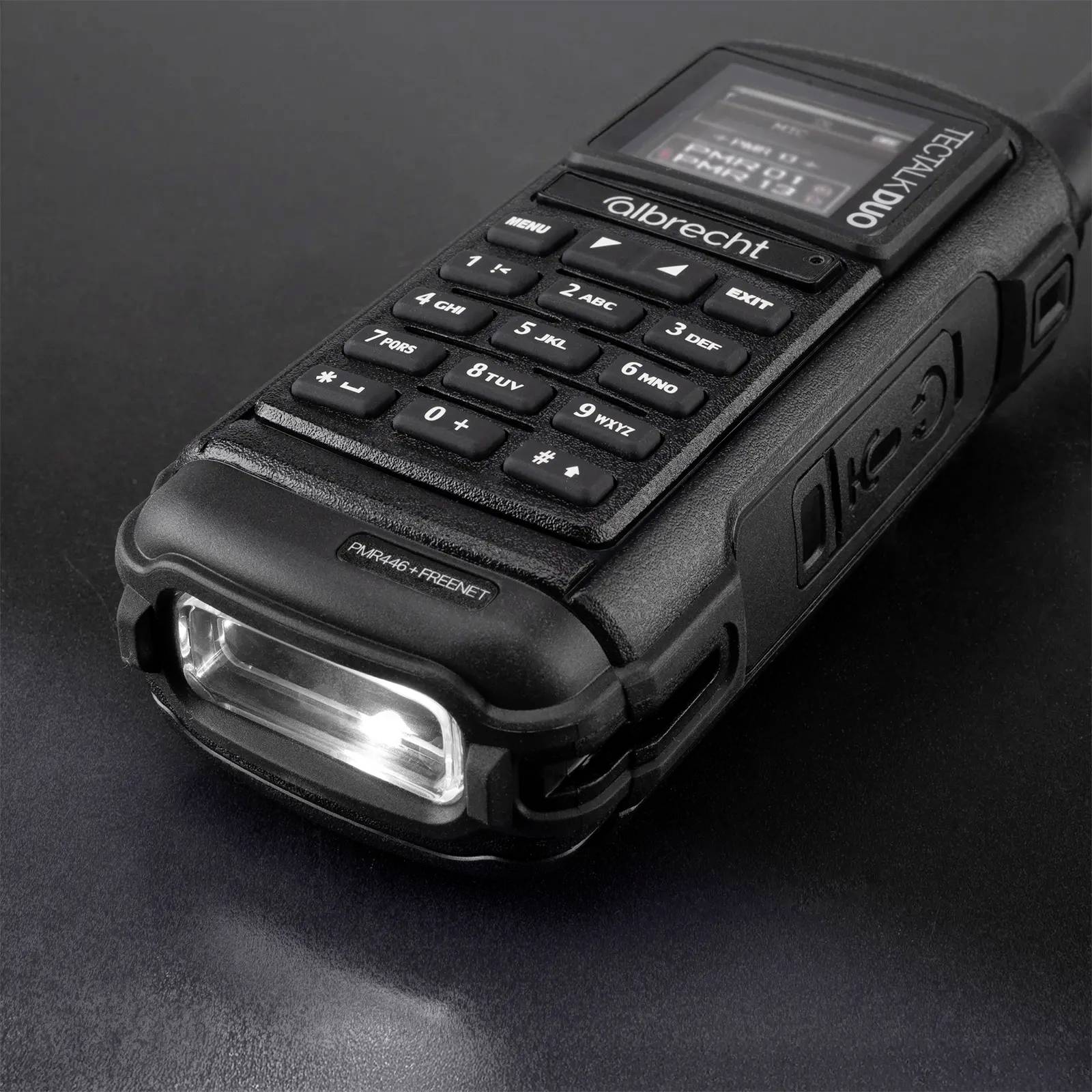 Albrecht Tectalk Duo, PMR446 + Freenet (1W), Schwarz 29148 PMR/Freenet-Handfunkgerät