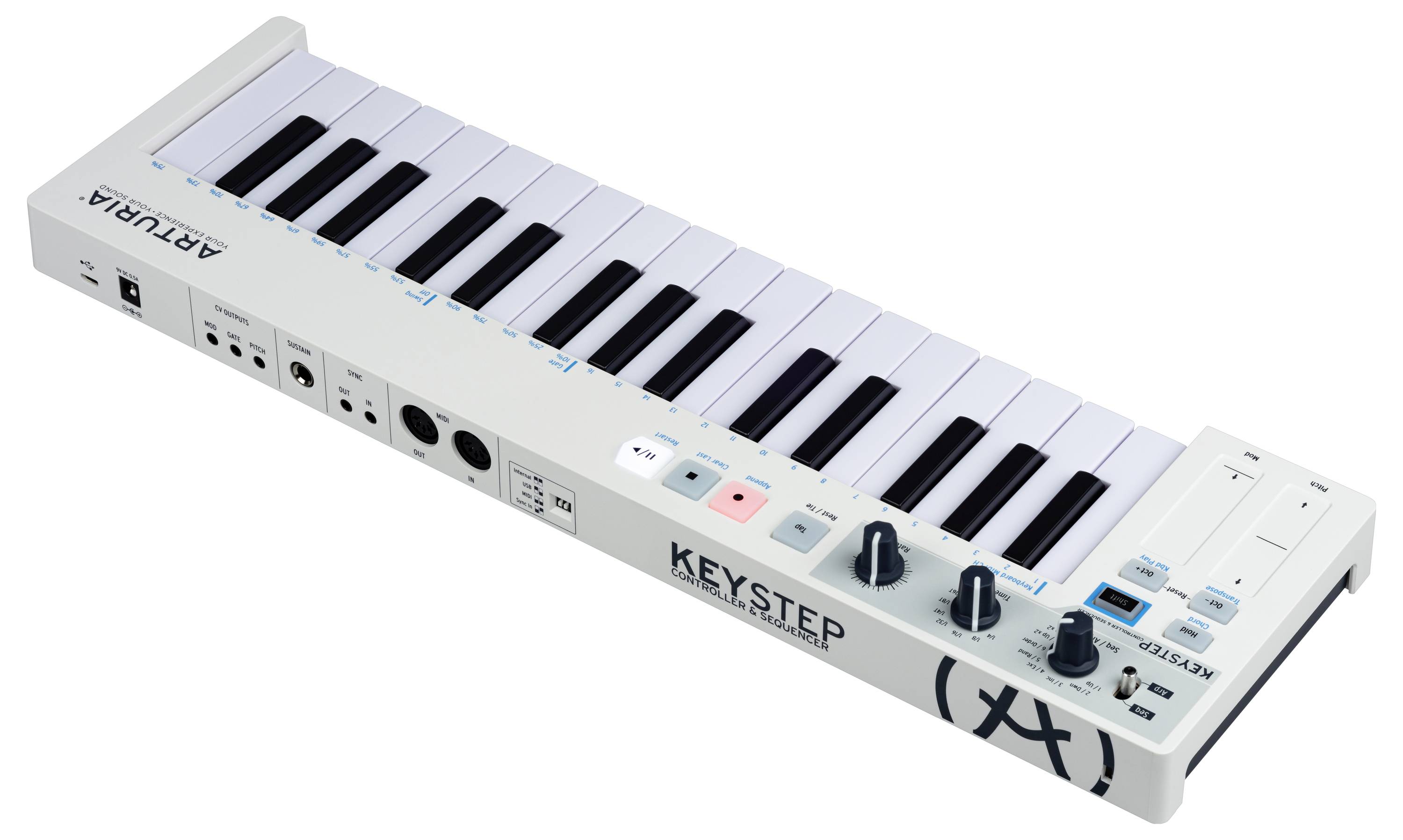 Arturia KeyStep Keyboard Weiß
