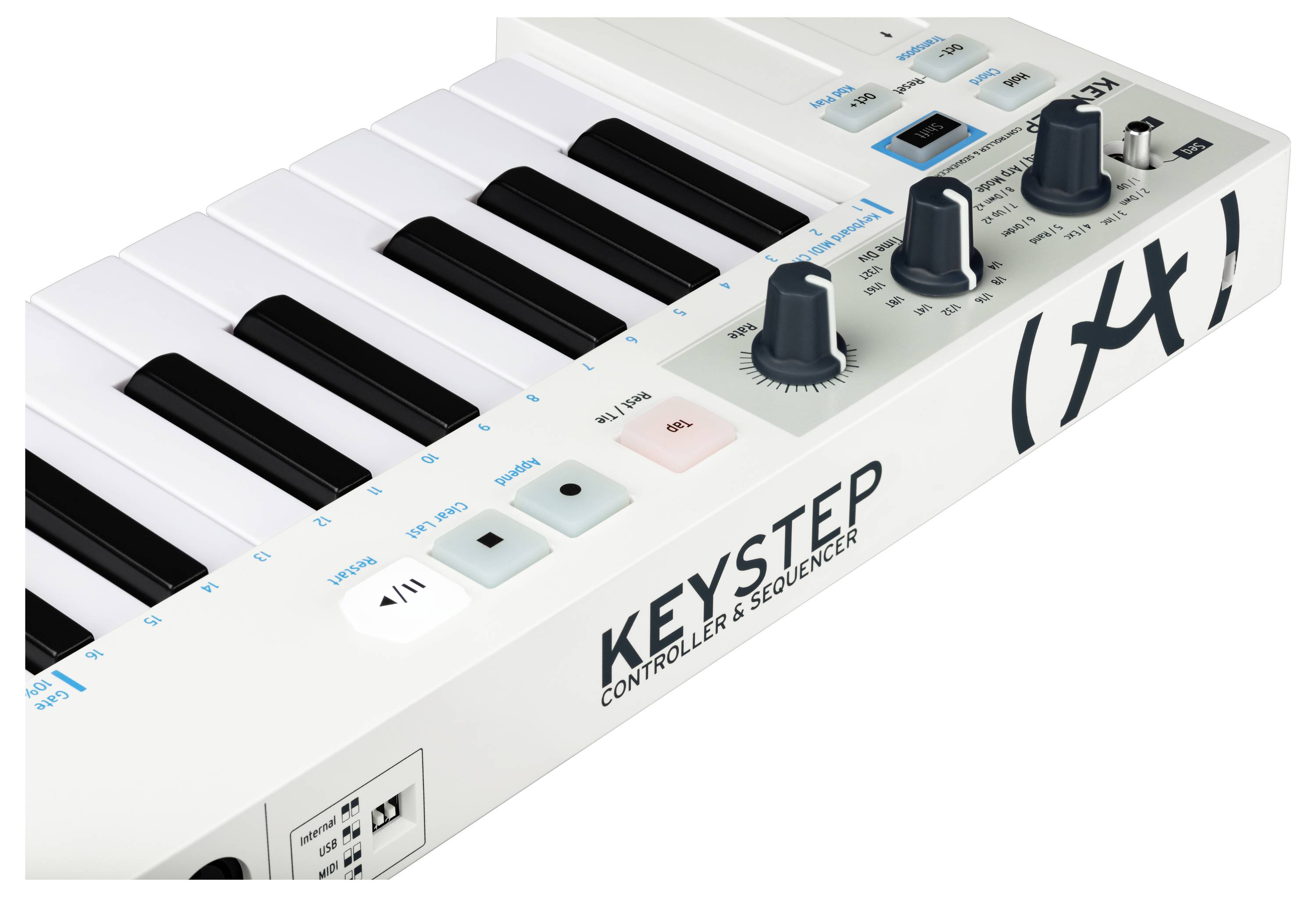 Arturia KeyStep Keyboard Weiß
